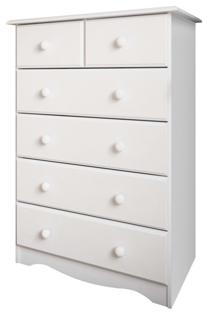 100% Solid Wood 6-Drawer Chest