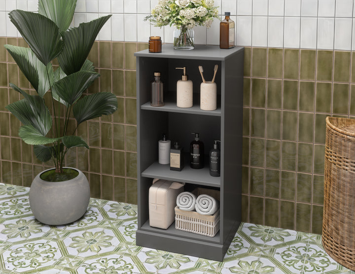 100% Solid Wood 16.5" Bathroom Cabinet