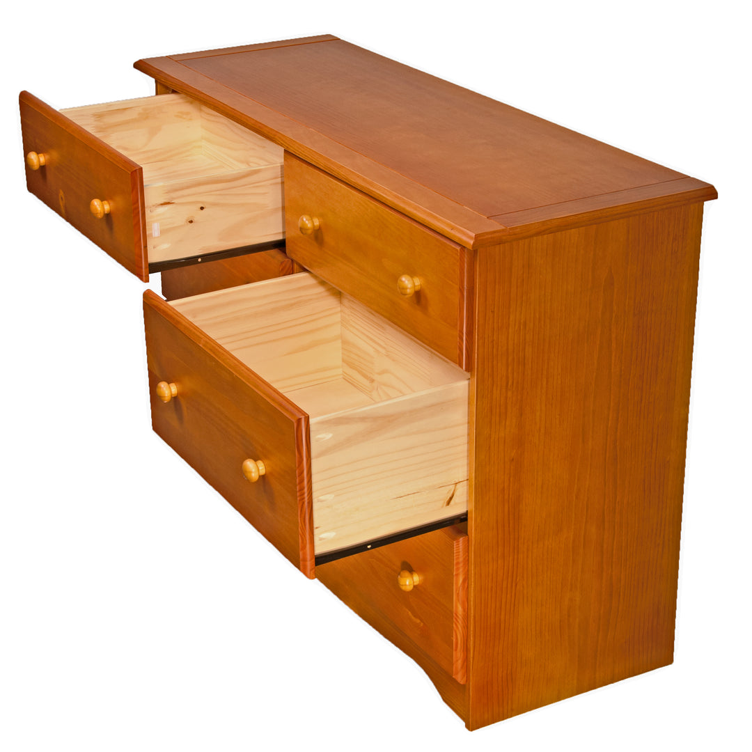 100% Solid Wood Double Dresser