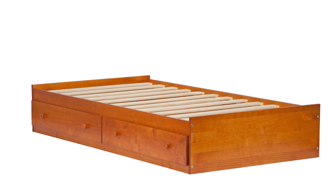 100% Solid Wood Twin Kansas Mates Bed (bed only)