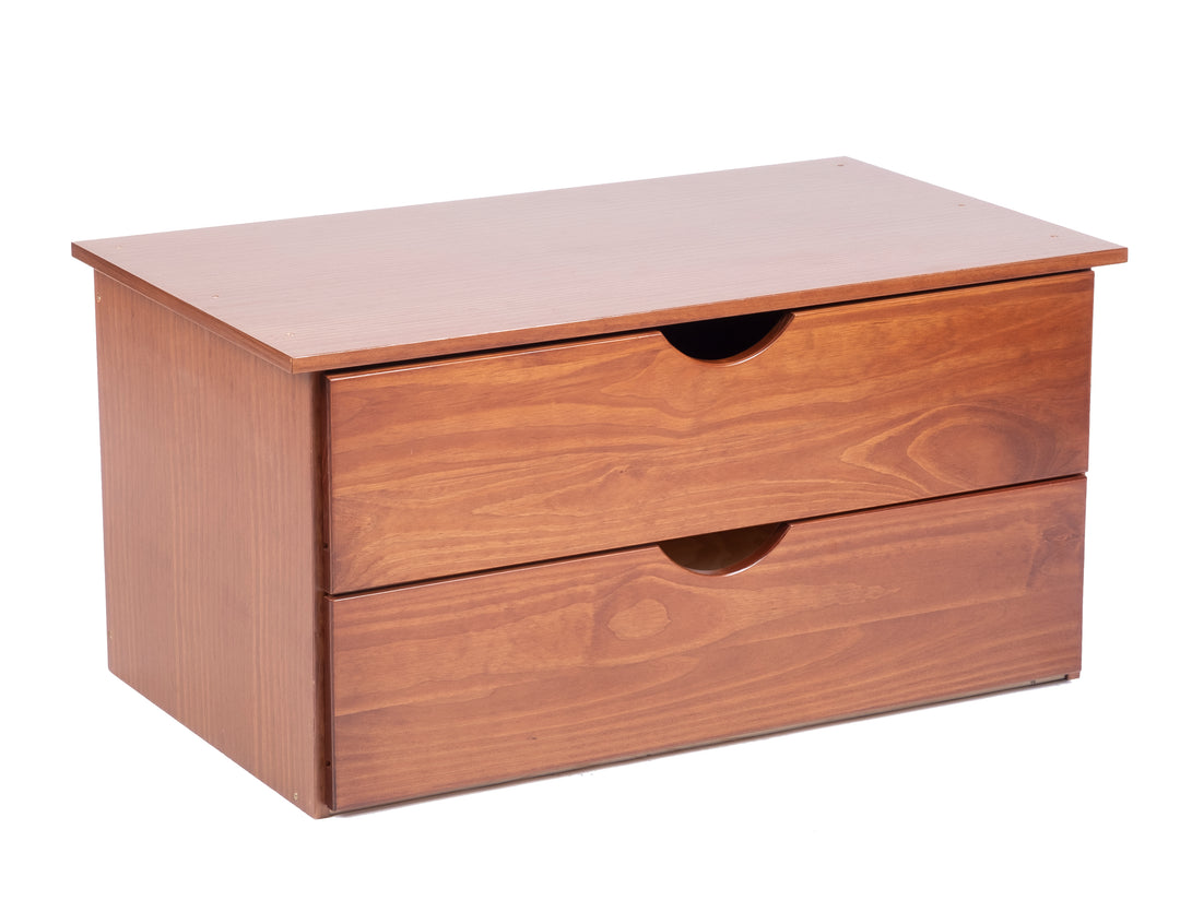 100% Solid Wood Kyle 2-Drawer Internal Chest