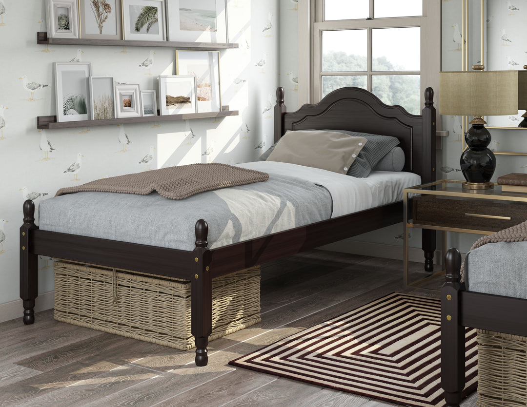 100% Solid Wood Reston Twin Bed