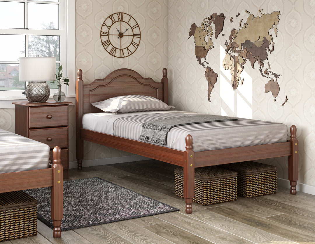 100% Solid Wood Reston Twin Bed