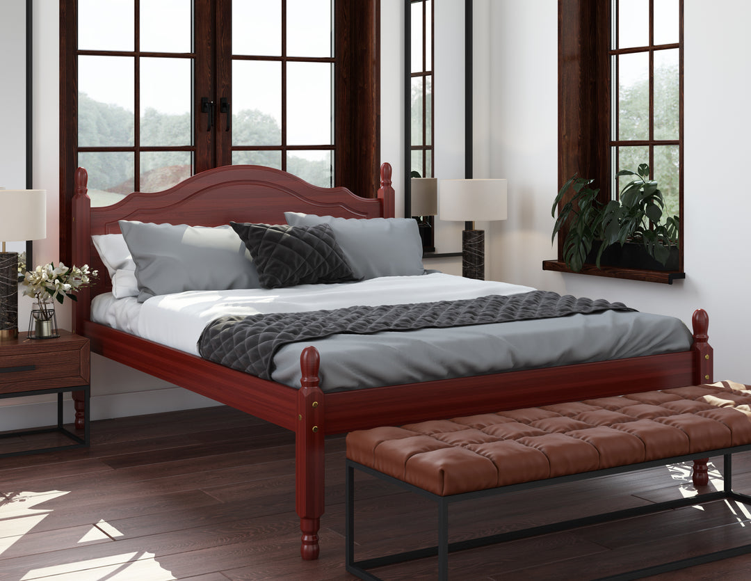 100% Solid Wood Reston Full Bed