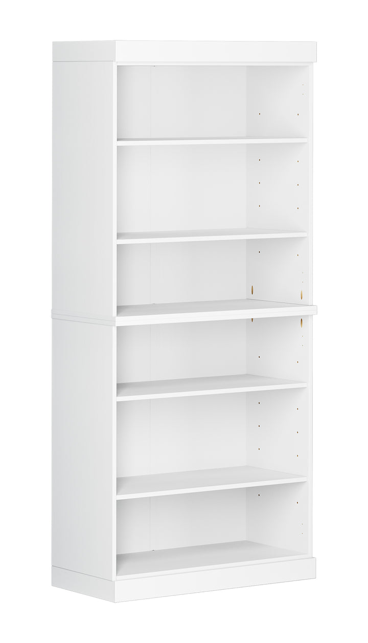 100% Solid Wood 6-Shelf Modular Bookcase