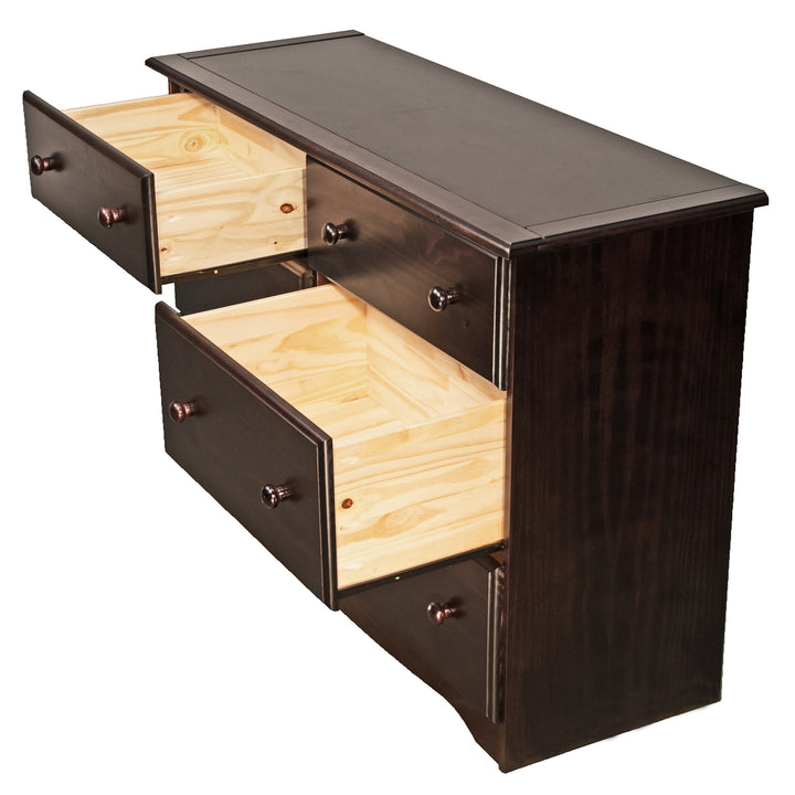 100% Solid Wood Double Dresser