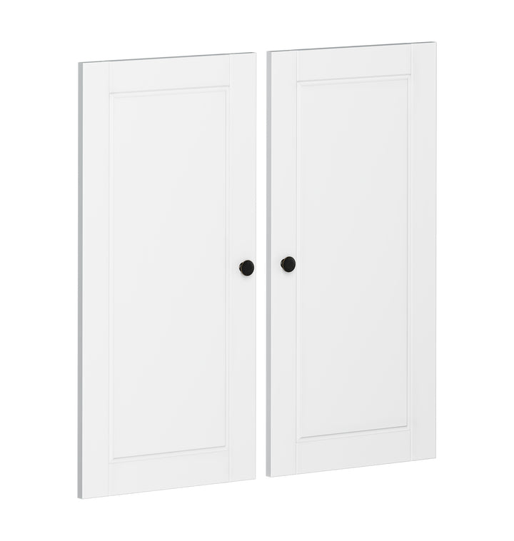 100% Solid Wood Modular Raised Panel Double Door Kit