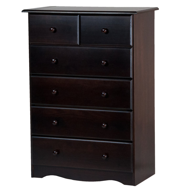 100% Solid Wood 6-Drawer Chest