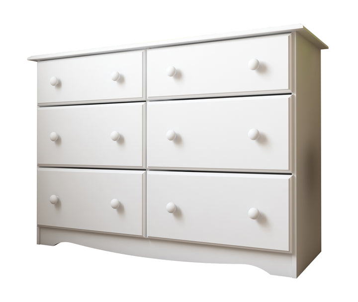 100% Solid Wood Double Dresser