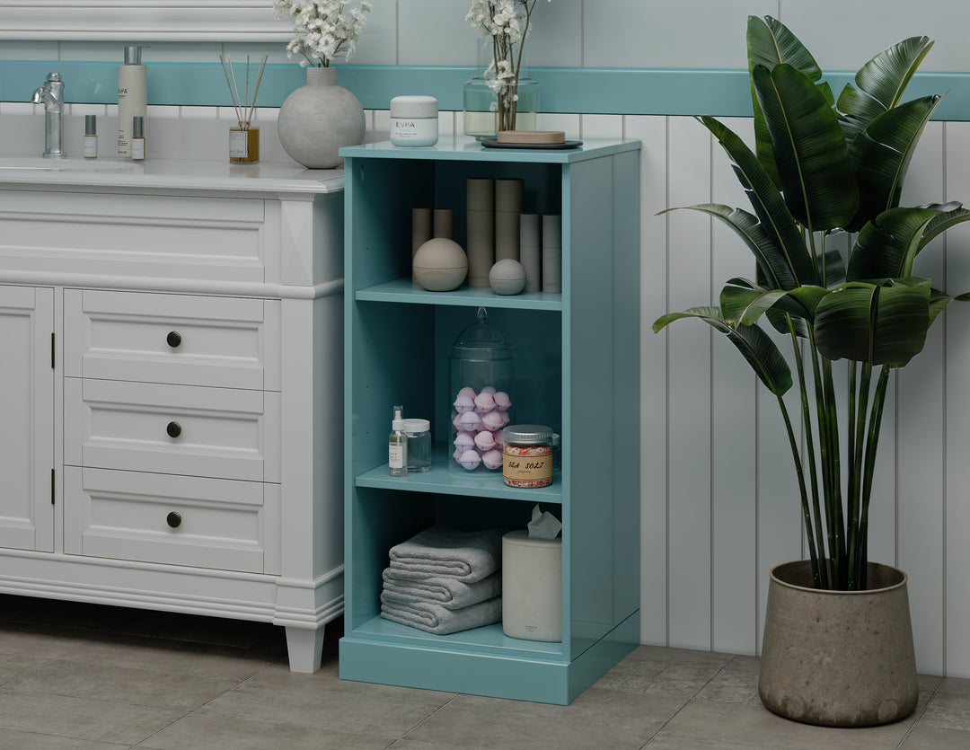 100% Solid Wood 16.5" Bathroom Cabinet