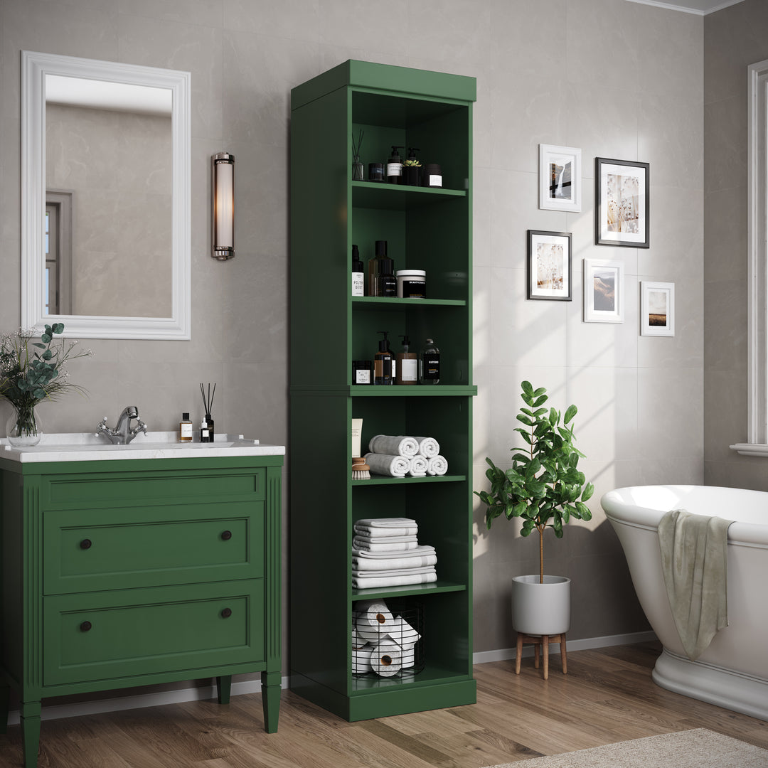 100% Solid Wood 16.5" Bathroom Cabinet