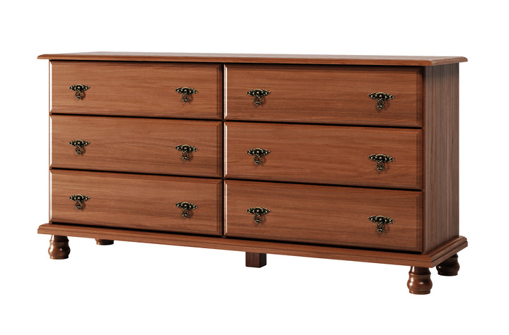 100% Solid Wood Kyle Double Dresser