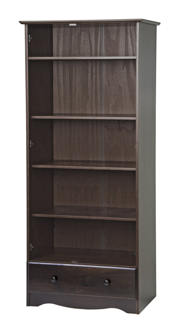 100% Solid Wood Flexible Wardrobe Armoire with Metal Knobs