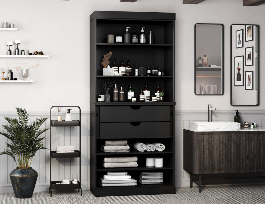 Bathroom cabinet with drawers