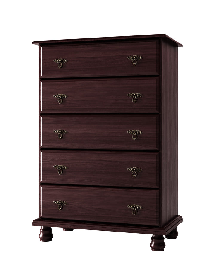 100% Solid Wood Kyle 5-Drawer Chest