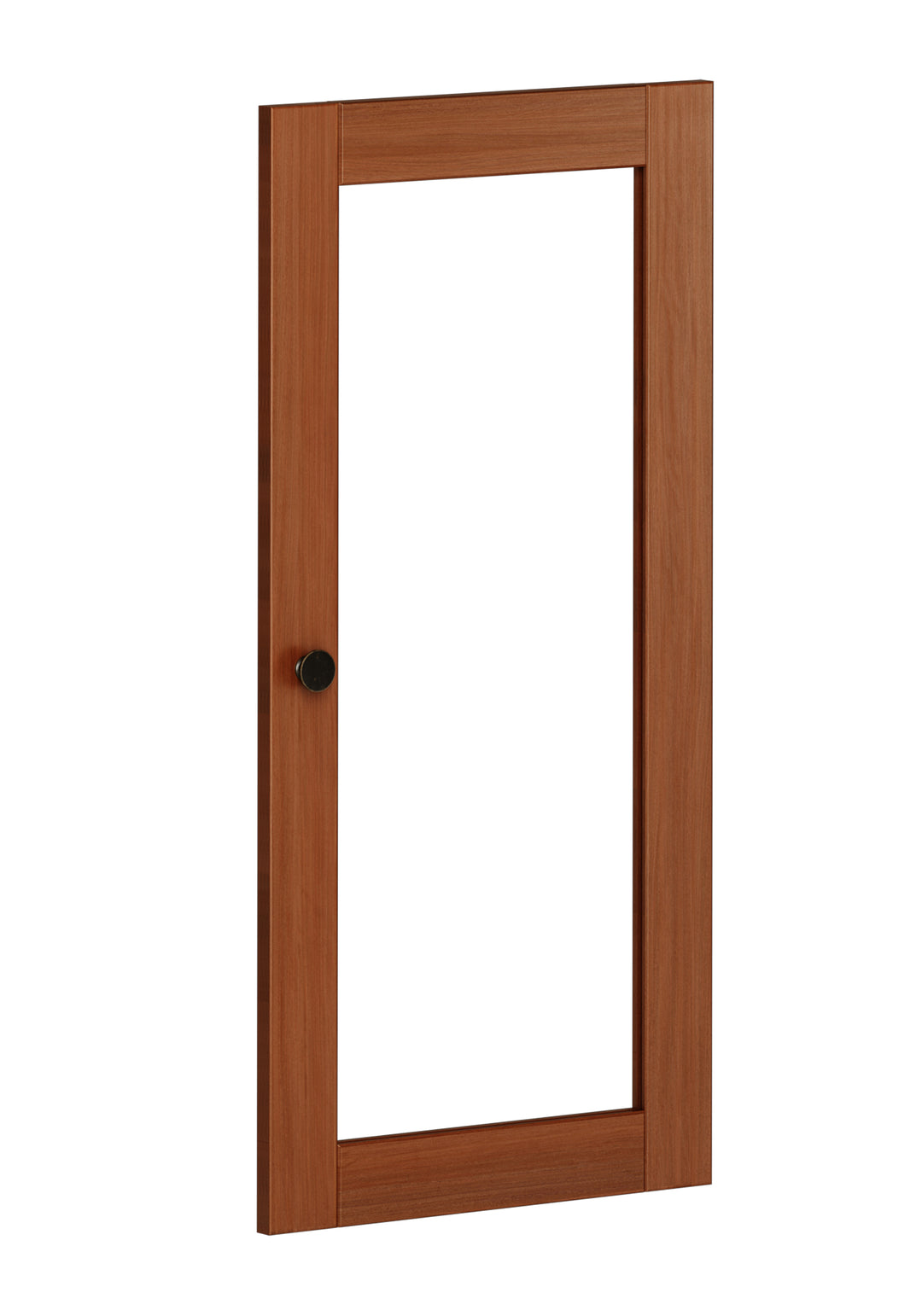 100% Solid Wood Modular Pantry Glass Door Kit